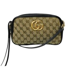 GUCCI GG Marmont Camera Bag Black